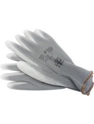 GANTS FINS EN TRICOT SYNTHÉTIQUE L-9/GRIS