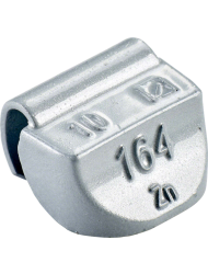 MASSES D'ÉQ. EN ZINC TYPE 164 10 GR JANTE ACIER